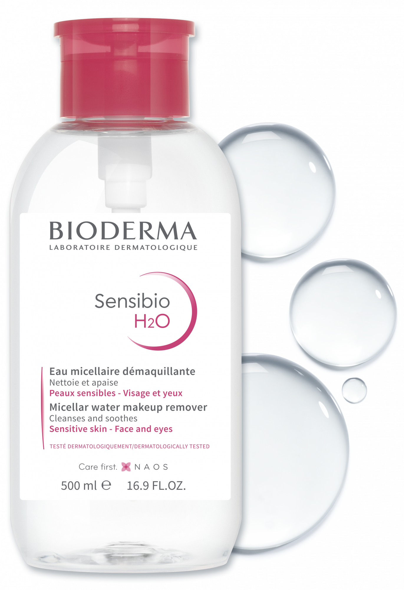 Sensibio H2O Micellar Water  Cleansing, make-up remover water for  sensitive skin