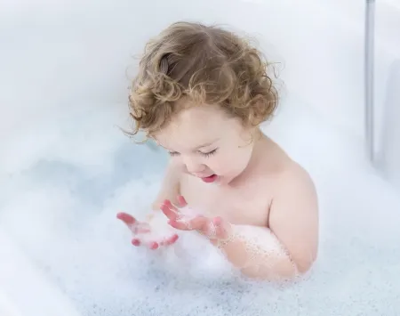 Baby in a bath