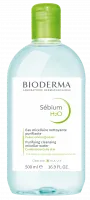 Foto del producto BIODERMA, Sebium H2O 500ml, desmaquillaje limpiador agua micelar, piel combinada a grasa